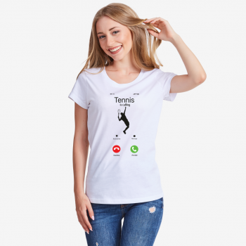 Дамска тениска Tennis is calling