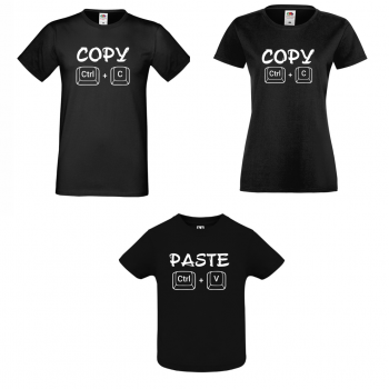 Семеен Комплект Тениски Copy & Paste Семеен Комплект Тениски Copy & Paste