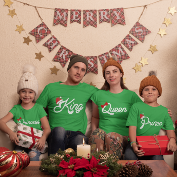 Коледен семеен комплект тениски Christmas Royal Family Коледен семеен комплект тениски Christmas Royal Family
