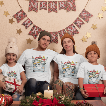 Коледен семеен комплект тениски Travel Family Коледен семеен комплект тениски Travel Family