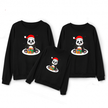Семеен коледен комплект блузи Christmas Panda