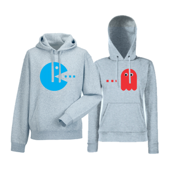 Сиви суитчери за двойки PackMan Сиви суитчери за двойки PackMan