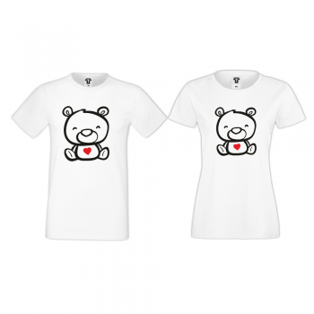 Тениски за двойки в бяло Bears