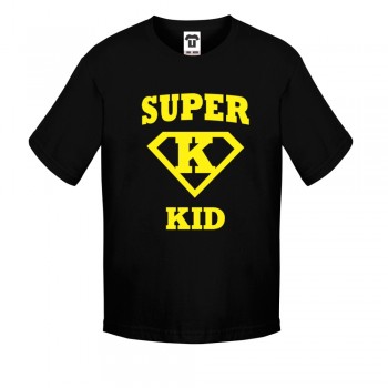 Детска черна тениска Super Kid Детска черна тениска Super Kid