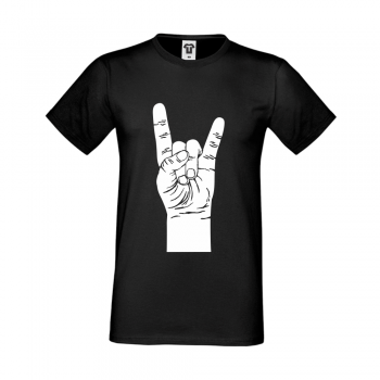 Мъжка черна тениска Rock it Мъжка черна тениска Rock it