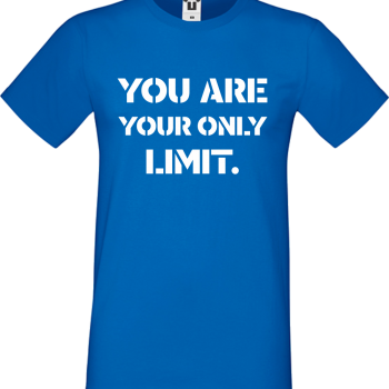 Мъжка синя тениска You are your Limit Мъжка синя тениска You are your Limit
