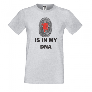 Мъжка сива тениска с принт Man Utd My DNA