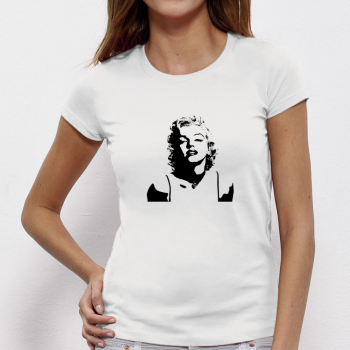 Дамска бяла тениска от 100% органичен памук Monroe